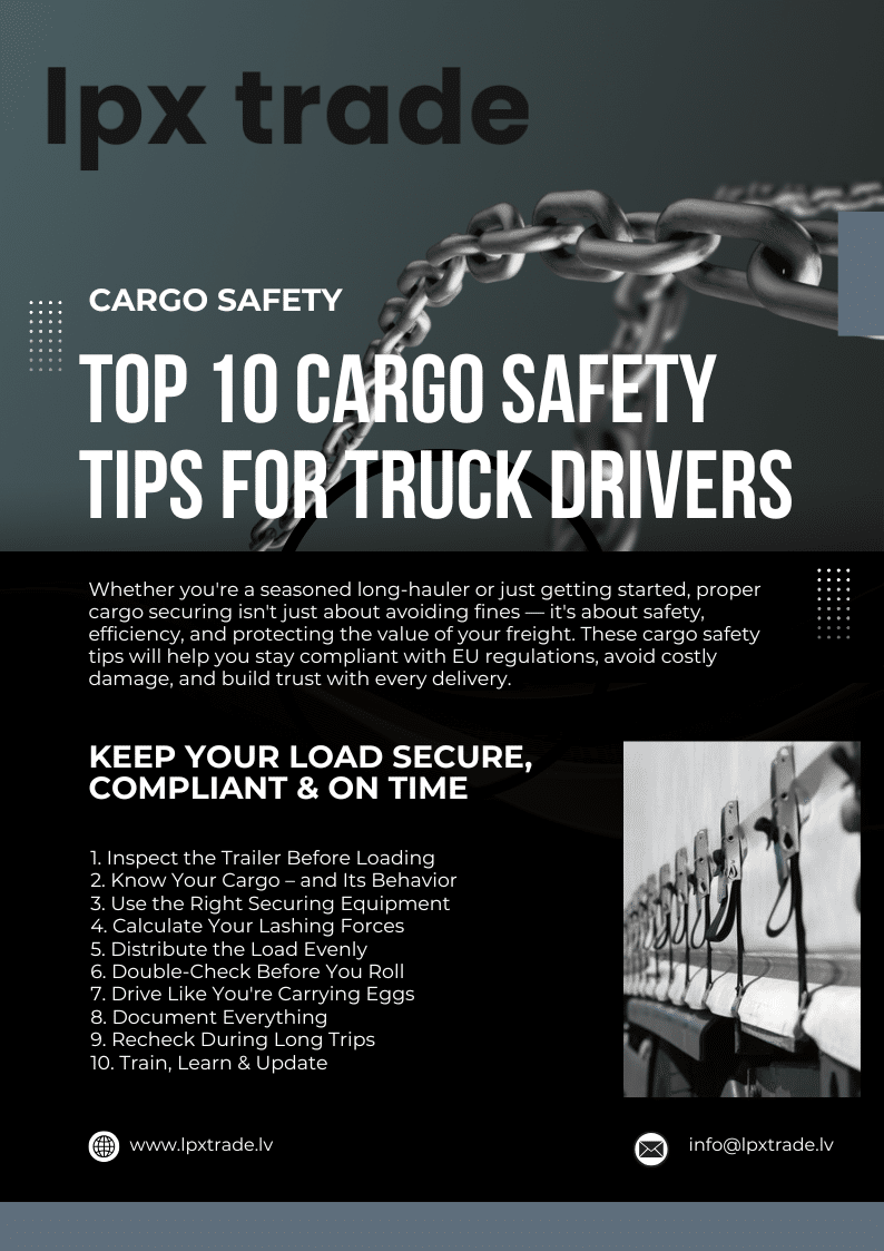 Top 10 Cargo Safety Tips for Truck Drivers