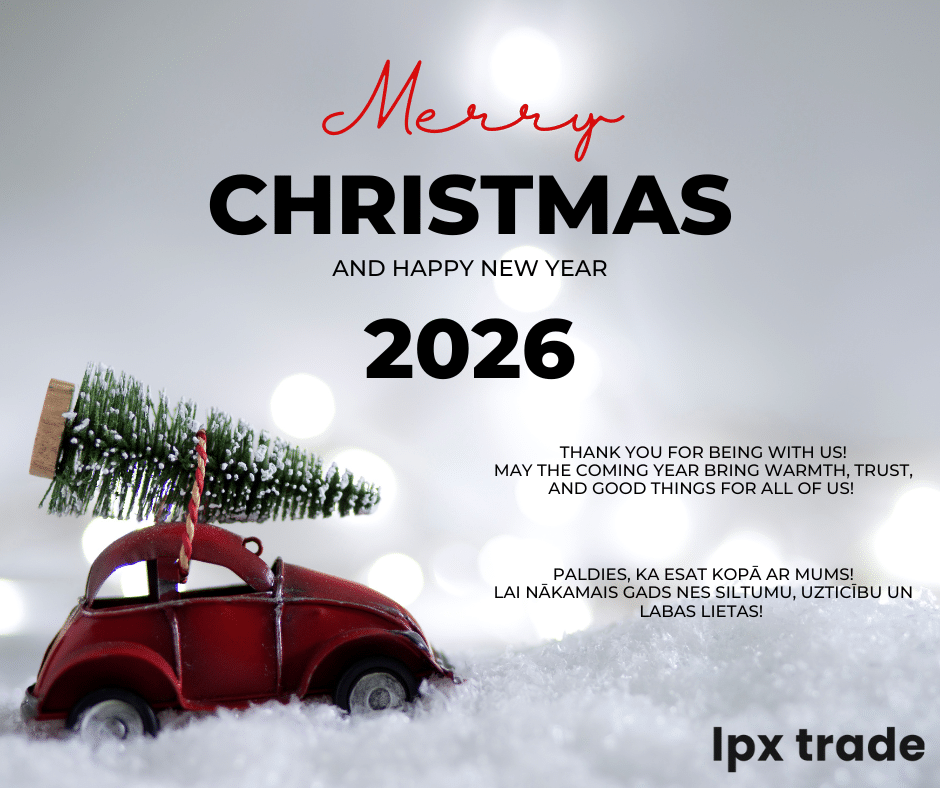 Merry Christmas and Happy New Year! from LPX Trade Team