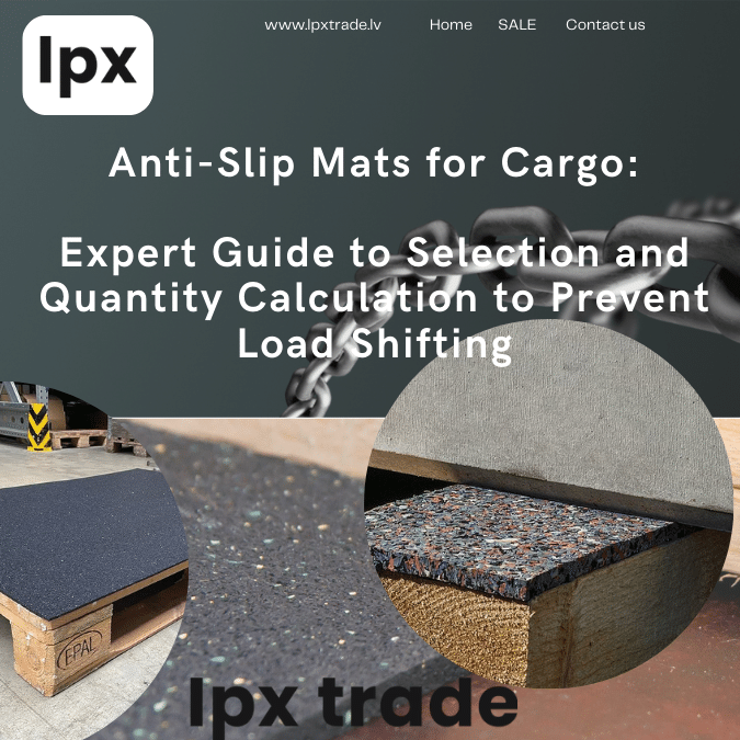 Anti-Slip Mats for Cargo Expert Guide to Selection and Quantity Calculation to Prevent Load Shifting