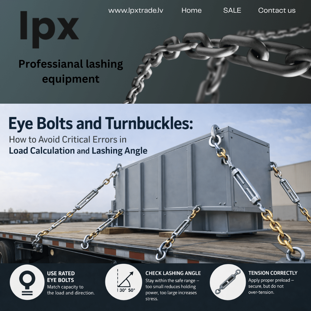 Eye bolts and trunbuckles