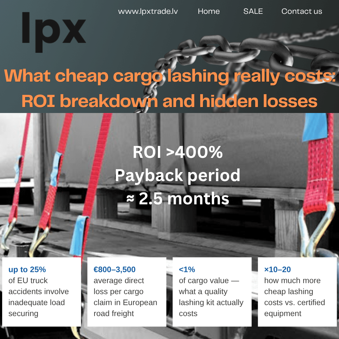 How Quality Cargo Securing Reduces Logistics Losses