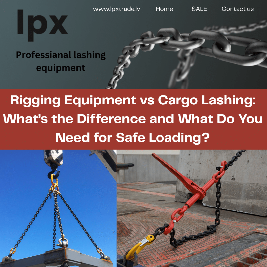 Rigging Equipment vs Cargo Lashing What’s the Difference and What Do You Need for Safe Loading