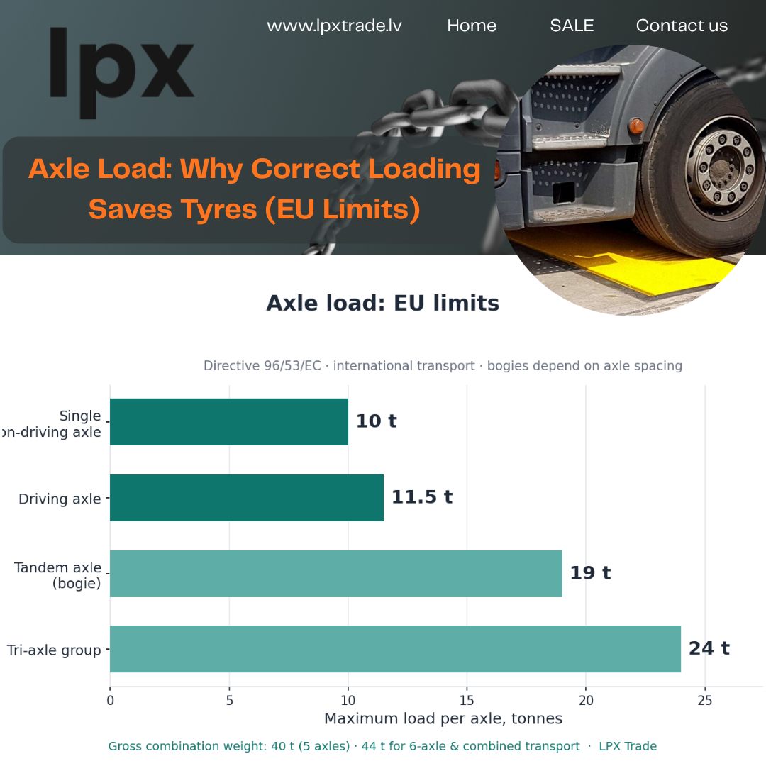 Axle Load Why Correct Loading Saves Tyres (EU Limits) (1) Axle Load: Why Correct Loading Saves Tyres (EU Limits)