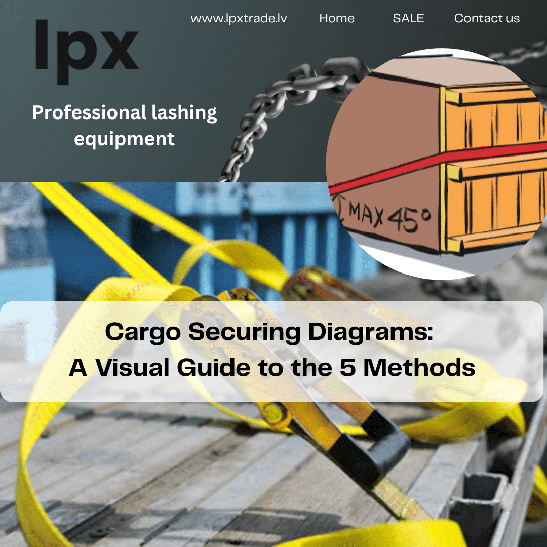 Cargo Securing Diagrams A Visual Guide to the 5 Methods Cargo Securing Diagrams A Visual Guide to the 5 Methods