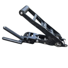 Cordstrap lashing tensioner 25-40 mm, front view with webbing in windlass drum